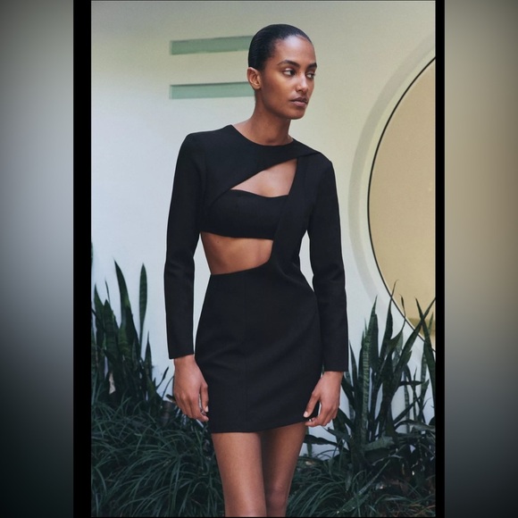🔥🔥Zara   Cut-Out Dress - Picture 1 of 5